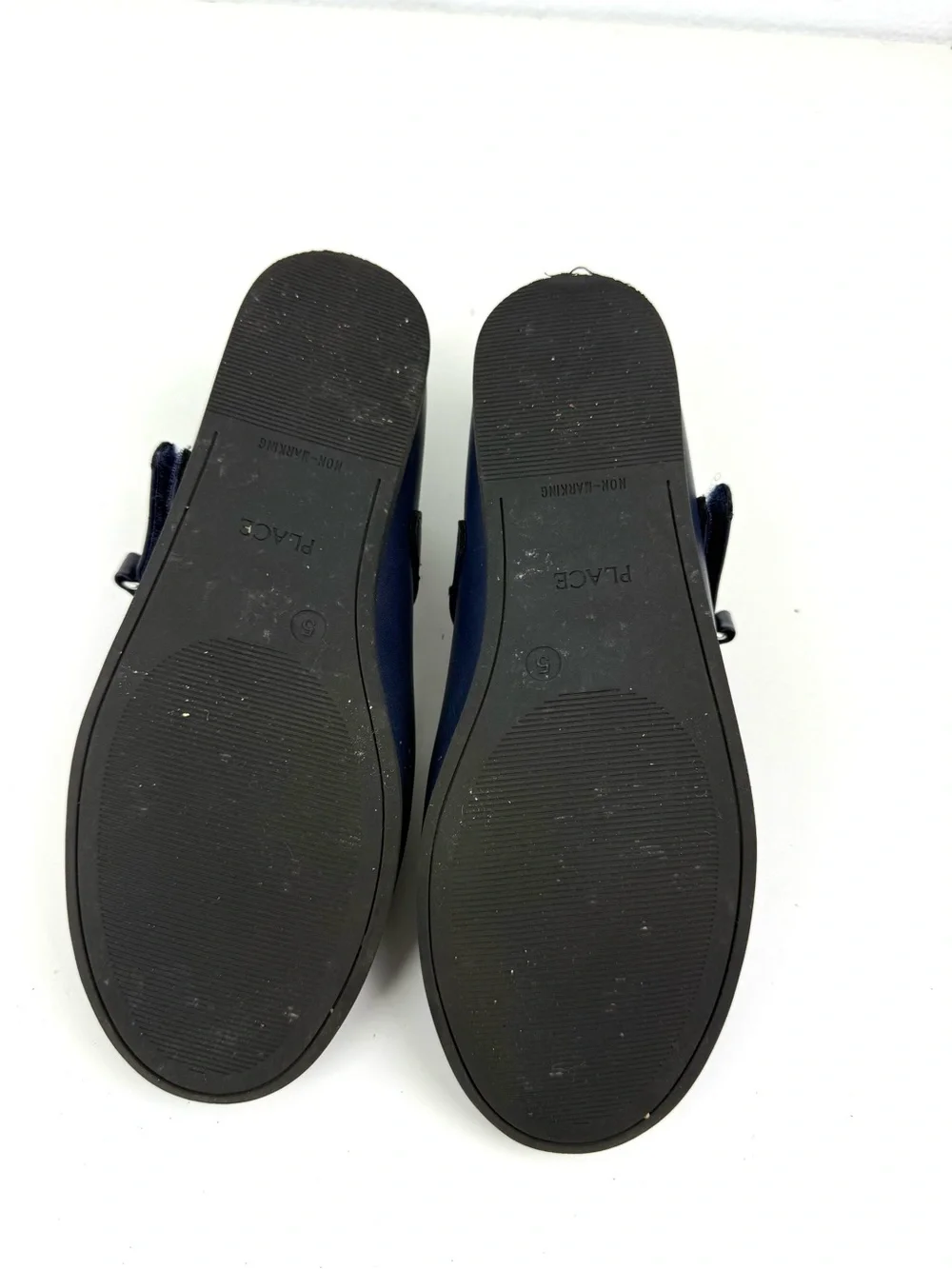 The Children's Place Comfort Flex Navy Blue Mary Jane Dress Shoes